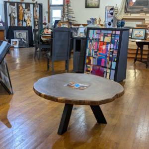 Black Walnut table at Oh!Arts in Mauston
